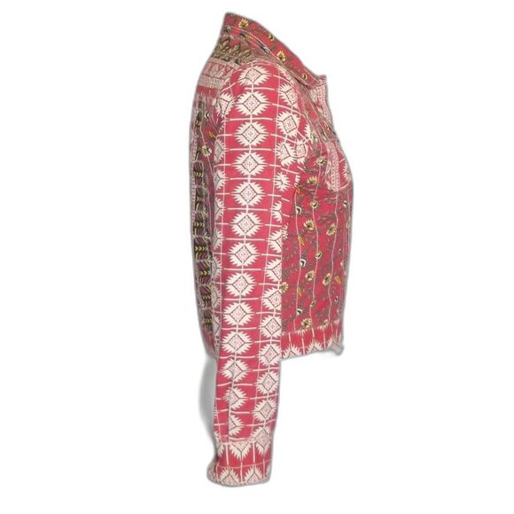 Gramicci Jacket, M, Multicolor Boho, Button front/Collar, Long sleeves, Pockets - Picture 6 of 14